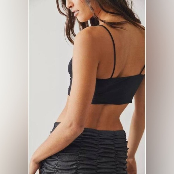 NWOT - Intimately Free People Sweetheart Seamless Brami in Black - Size XS/S - Picture 3 of 4